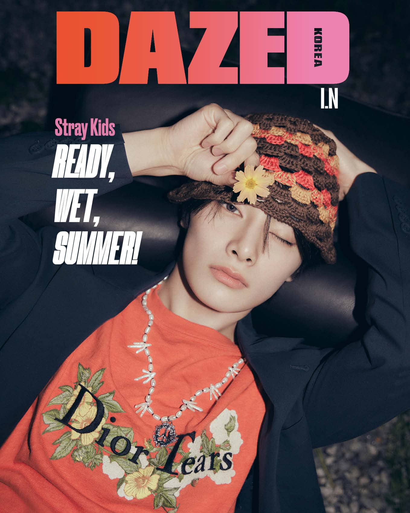 STRAY KIDS - DAZED July 2023 (Lee Know, Seungmin, I.N)