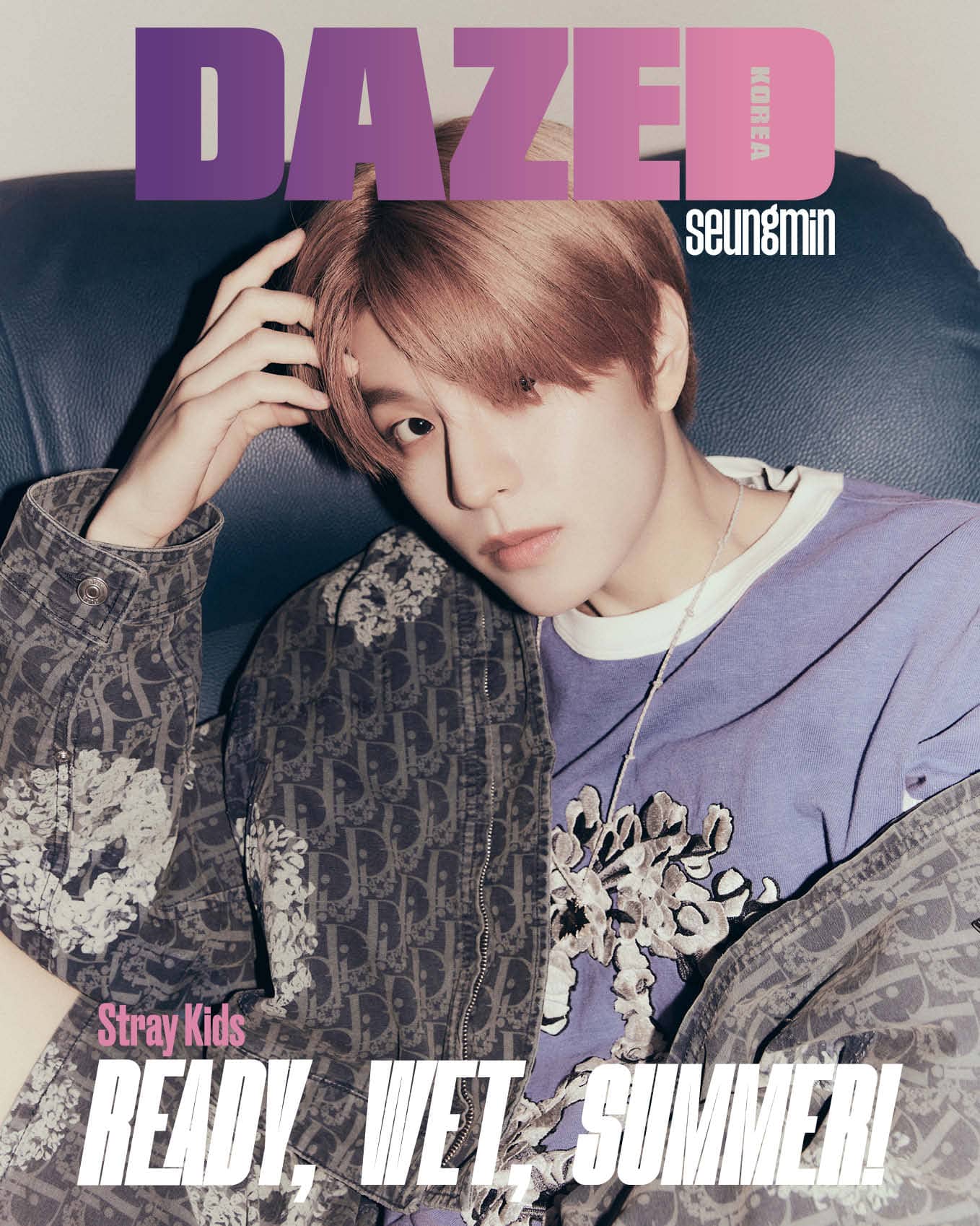 STRAY KIDS - DAZED July 2023 (Lee Know, Seungmin, I.N)