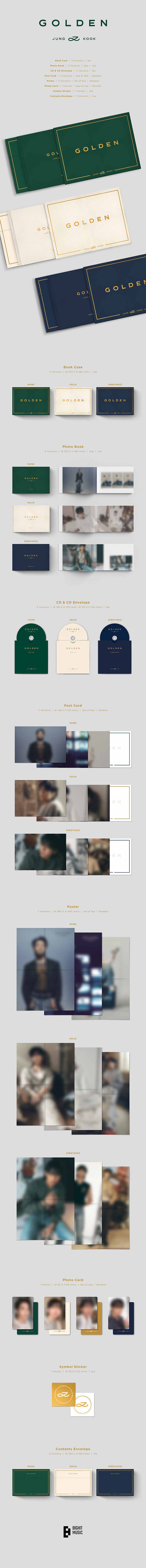 Jungkook - GOLDEN Set (Weverse POB) Earlybird