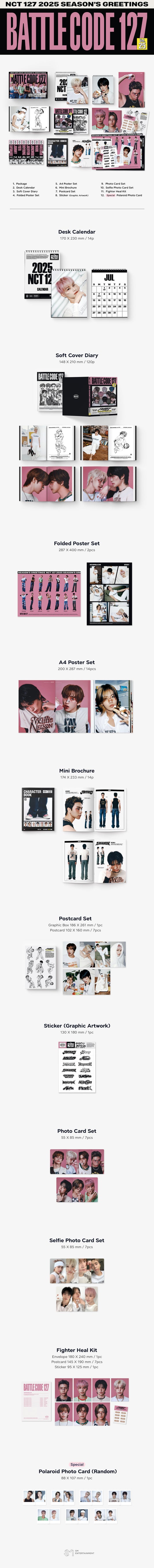 (SMTOWN POB) NCT127 - 2025 Season's Greetings