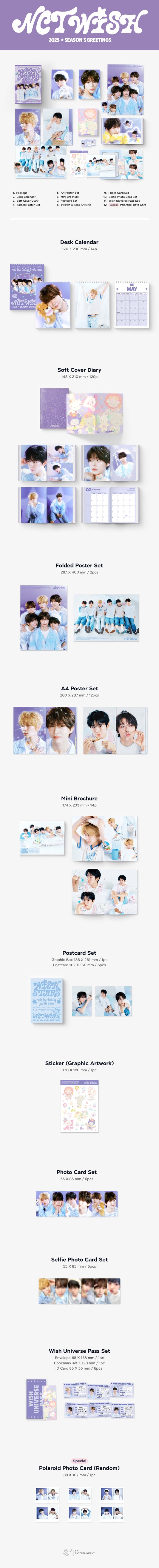 (SMTOWN POB) NCT WISH - 2025 Season's Greetings