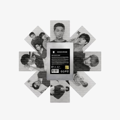 BTS - MONOCHROME Mini Photo Card Set