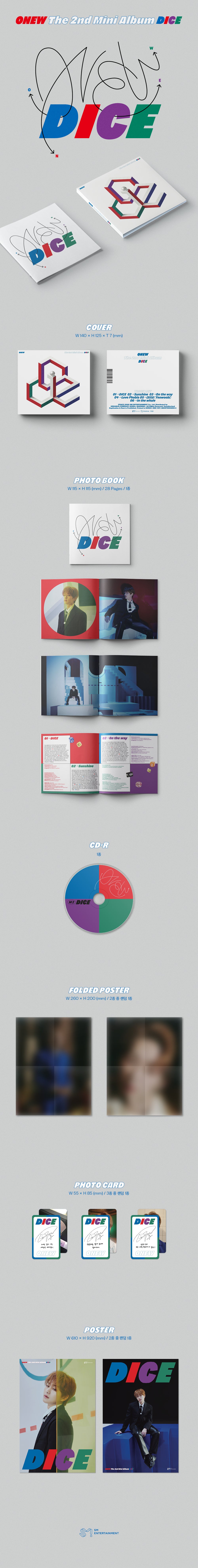 ONEW - Mini Album Vol. 2 – DICE (Digipack)