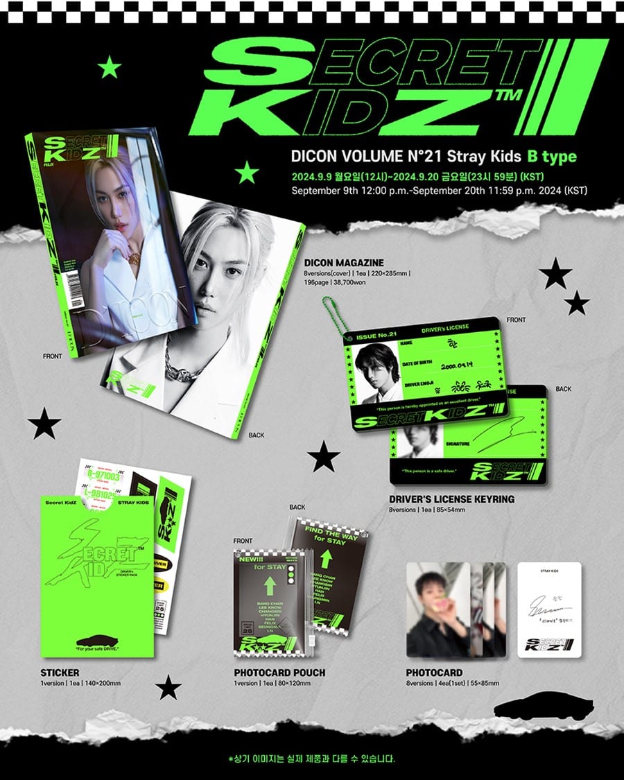 STRAY KIDS - DICON VOLUME N°21 SECRET KIDZ (Type B - Bangchan)