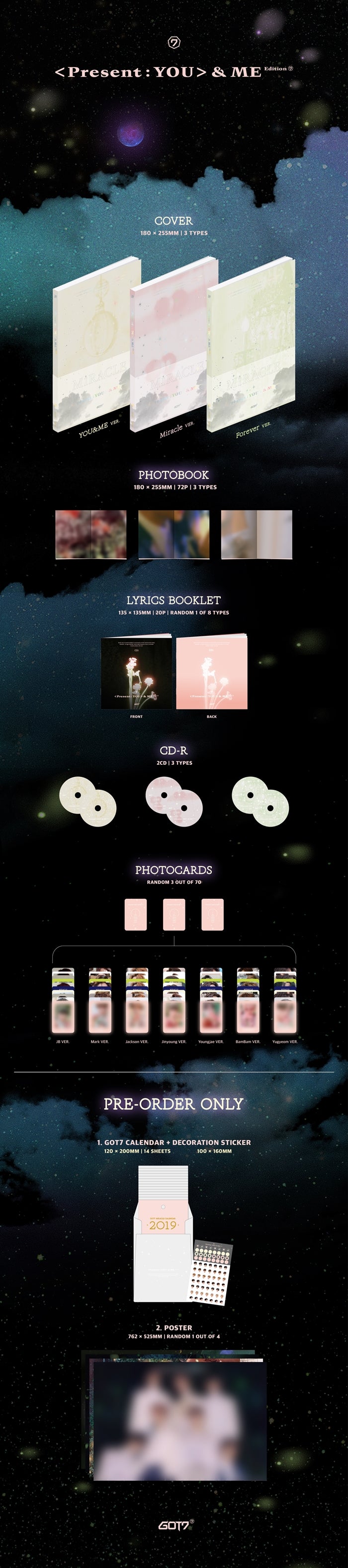 GOT7 - <PRESENT : YOU> & ME