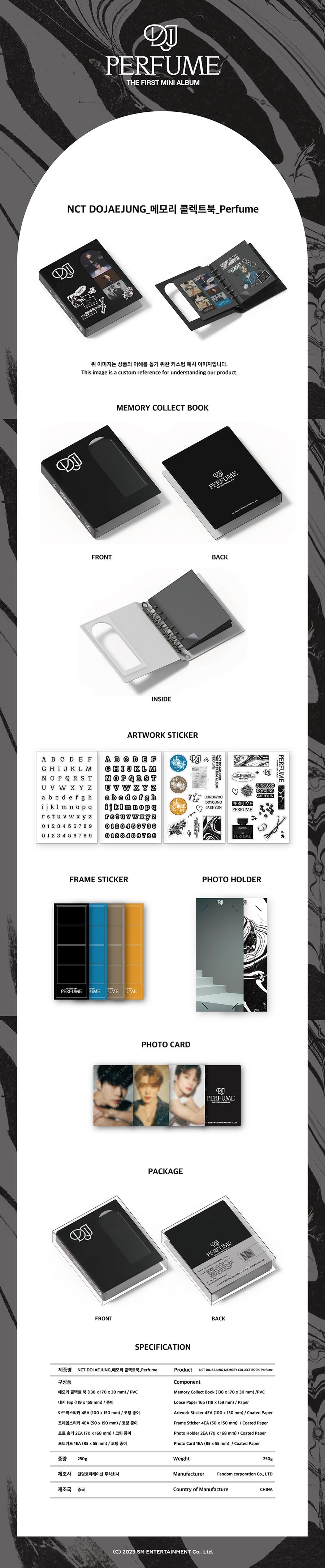 NCT DOJAEJUNG MEMORY COLLECT BOOK Perfume