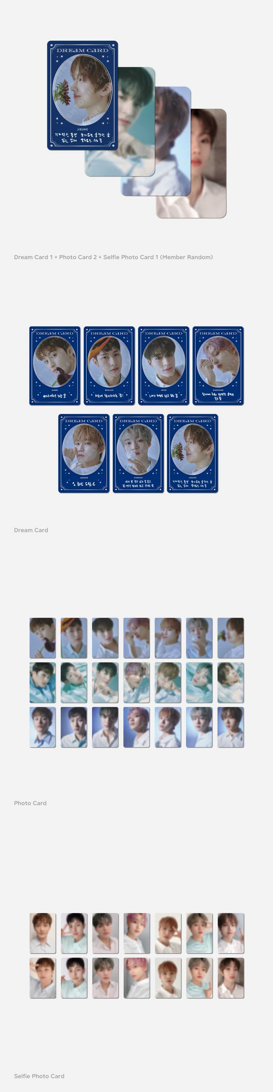 NCT DREAM - STARRY DAYDREAM - Photocard Pack