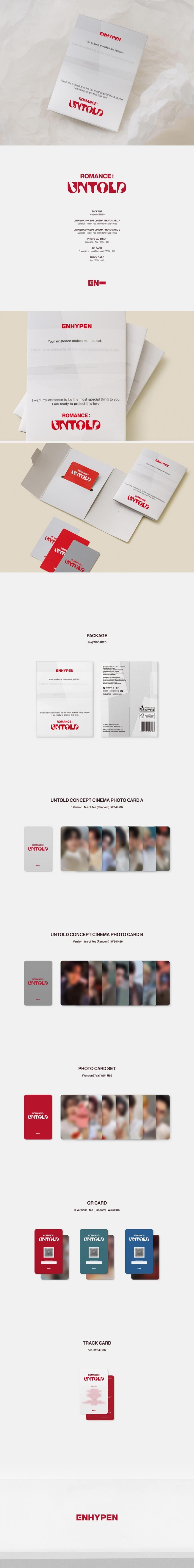ENHYPEN – ROMANCE : UNTOLD (Weverse Album)