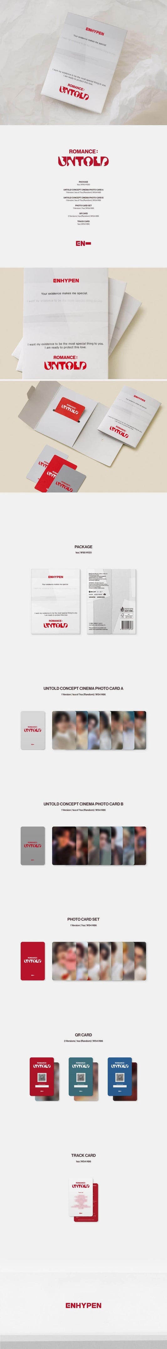 ENHYPEN – ROMANCE : UNTOLD (Weverse Album)
