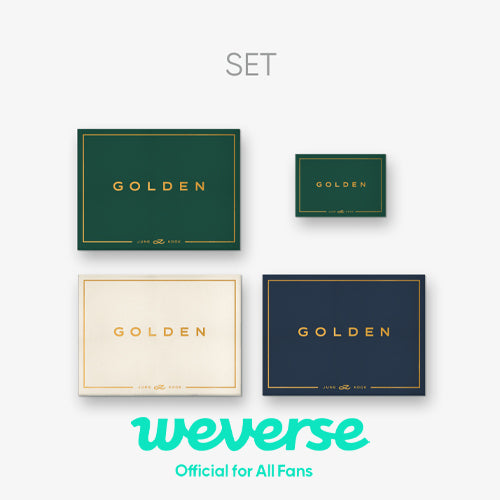 Jungkook - GOLDEN Set (Weverse POB) Earlybird