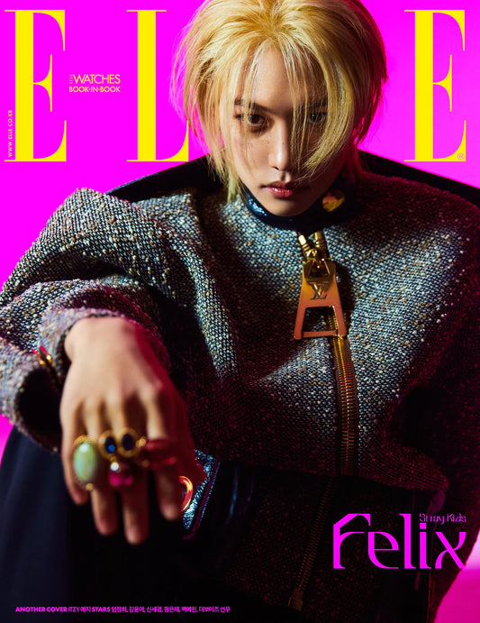 FELIX (Stray Kids) YEJI (Itzy) - ELLE Korea May 2023
