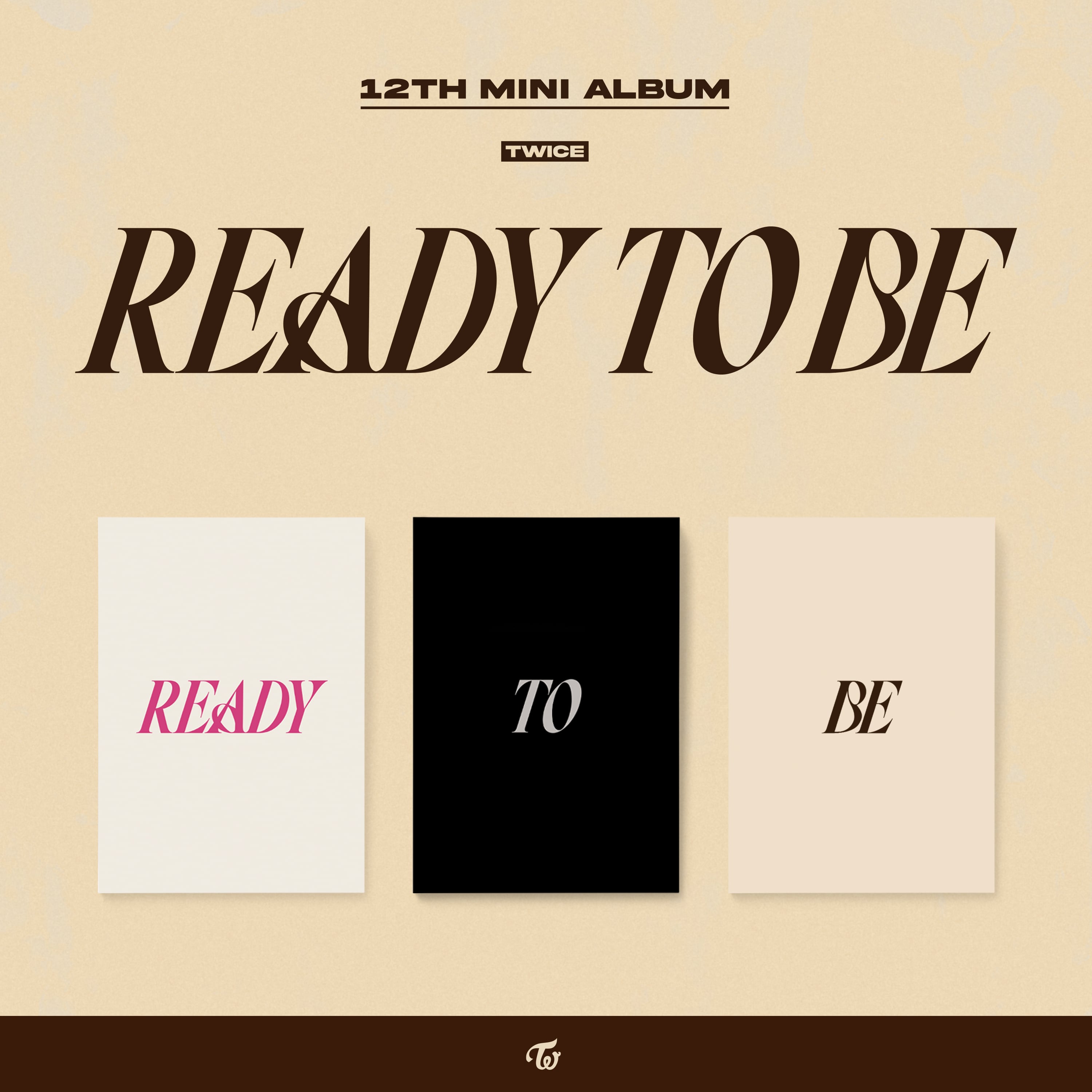 TWICE 트와이스 - 12th Mini-Album 'READY TO BE' + POB Photocard Set