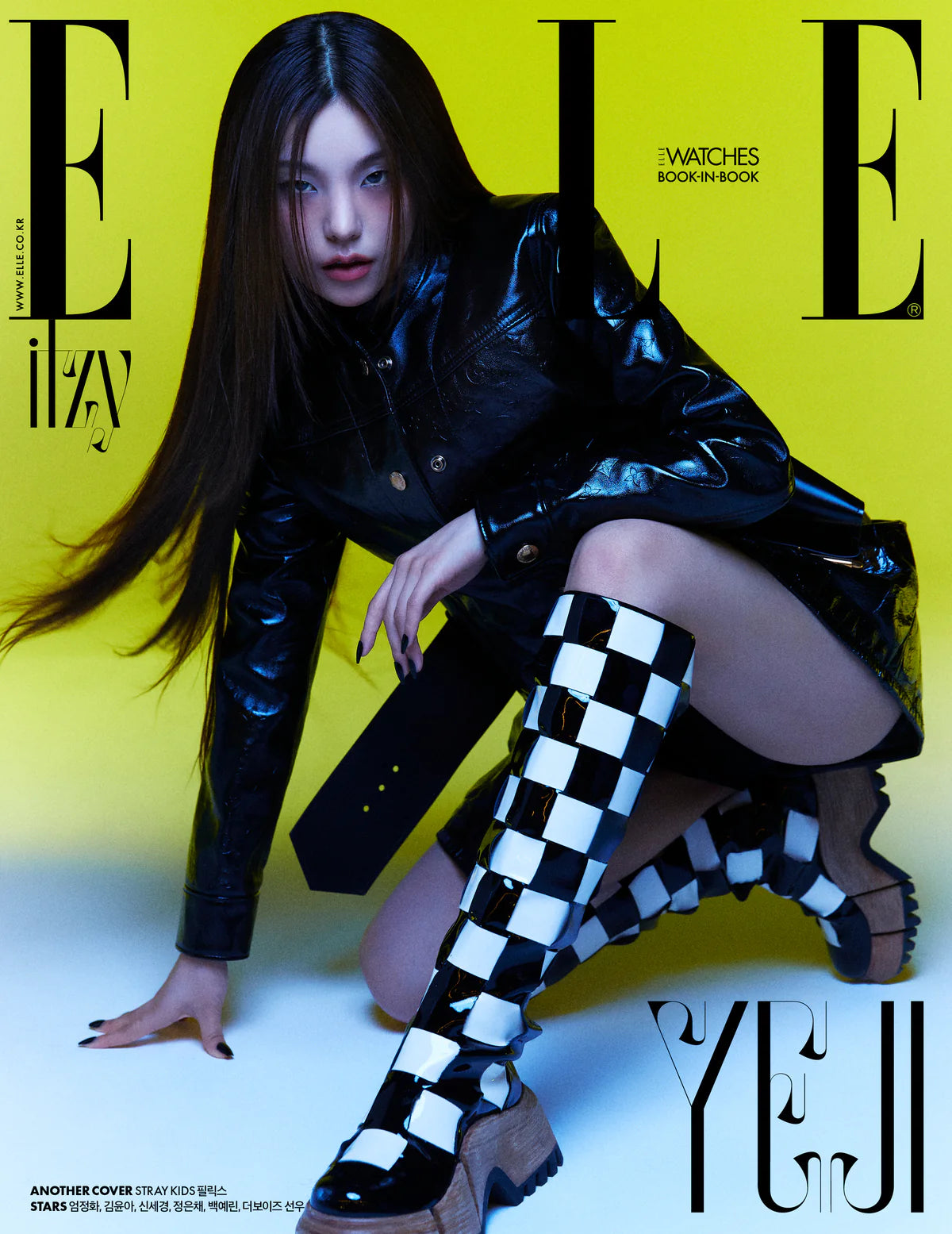 FELIX (Stray Kids) YEJI (Itzy) - ELLE Korea May 2023