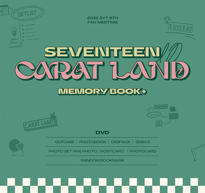 SEVENTEEN - 2022 Seventeen In Carat Land Memory Book DVD