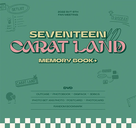 SEVENTEEN - 2022 Seventeen In Carat Land Memory Book DVD