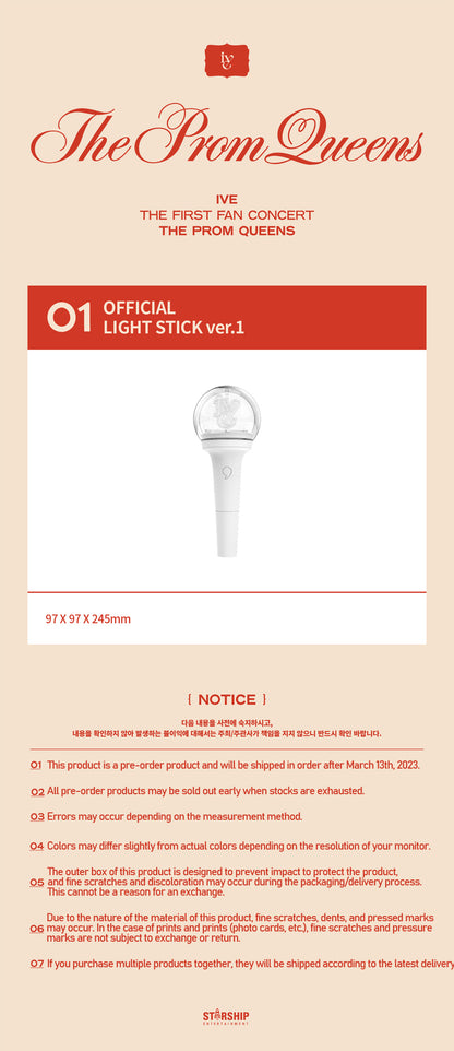 IVE - OFFICIAL LIGHT STICK ver.1