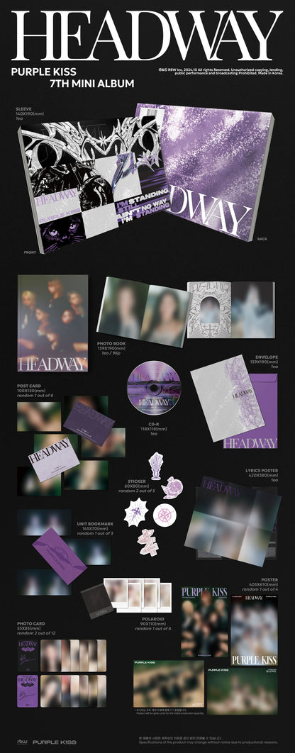 PURPLE KISS - 7th Mini Album [HEADWAY]