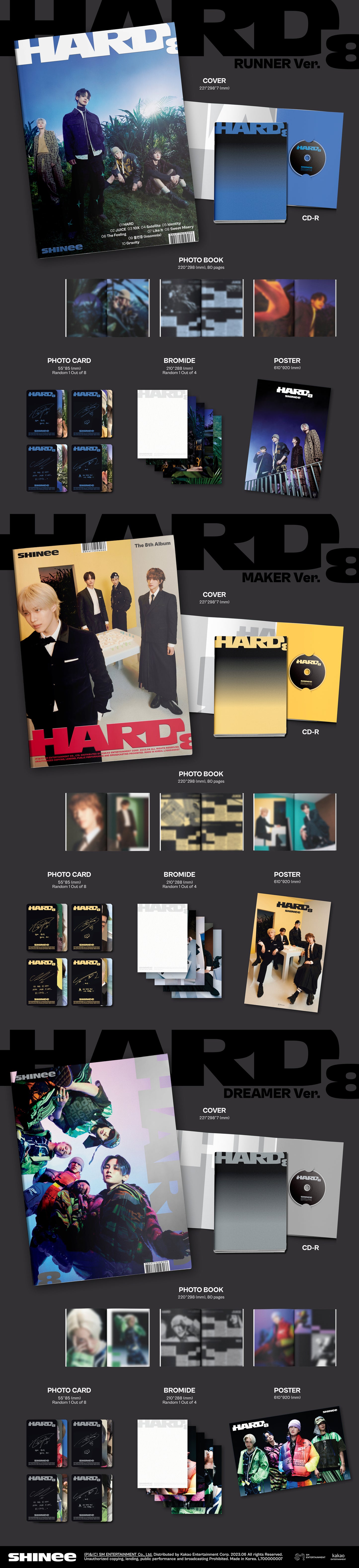 SHINee - 8th Album [HARD] (Photobook)