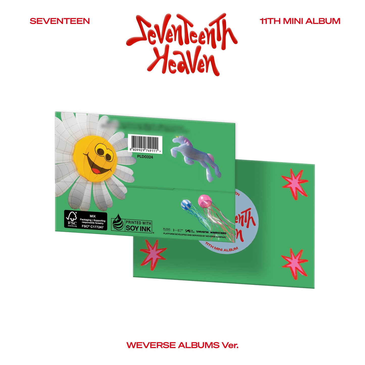 SEVENTEEN –  11th Mini Album [SEVENTEENTH HEAVEN] (Weverse Albums)