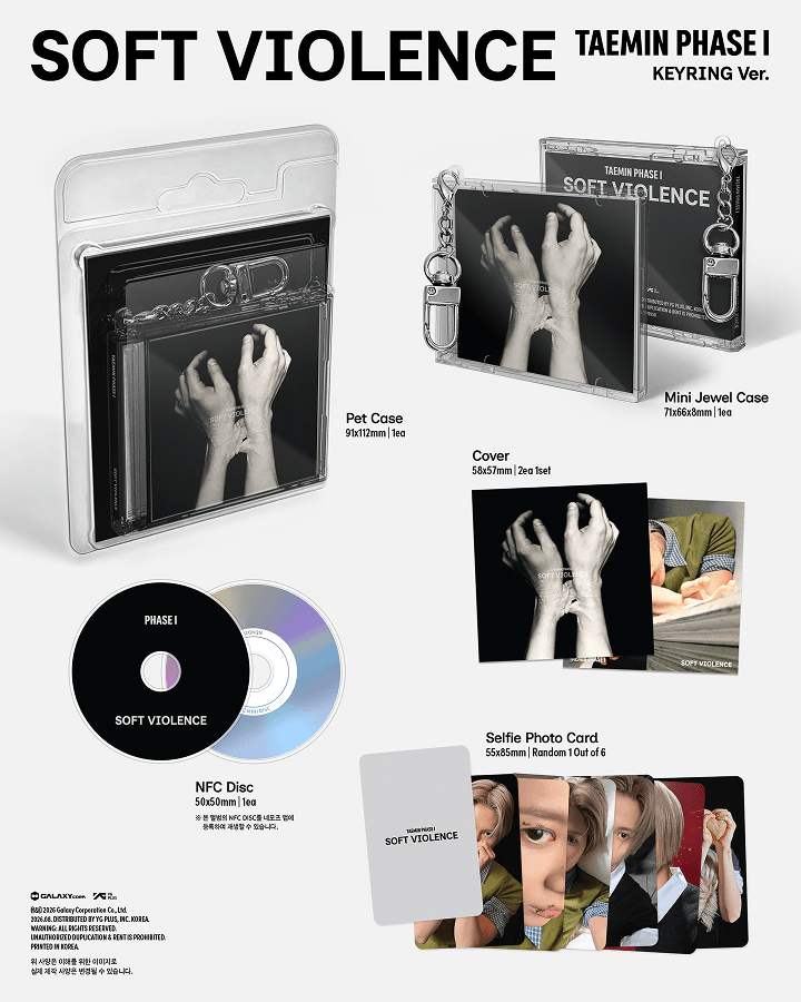 TAEMIN – [PHASE I : Soft Violence] (Keyring)