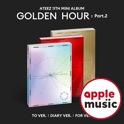 [applemusic POB] ATEEZ – 11th Mini Album [GOLDEN HOUR : Part.2] (Set)