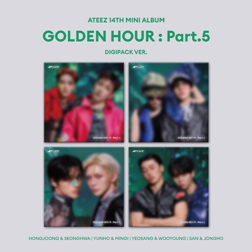 ATEEZ – 14th Mini Album [GOLDEN HOUR : Part.5] (Digipack Unit)
