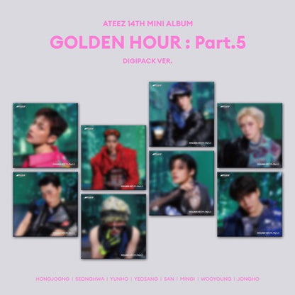 ATEEZ – 14th Mini Album [GOLDEN HOUR : Part.5] (Digipack)