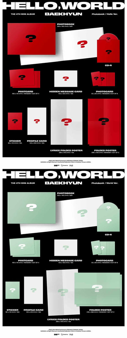 BAEKHYUN – 4th Mini Album [Hello, World] (Photobook)