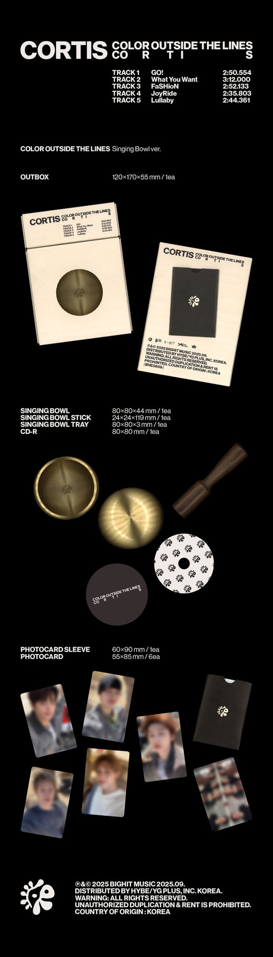 CORTIS – The 1st EP [COLOR OUTSIDE THE LINES] (Singing Bowl)