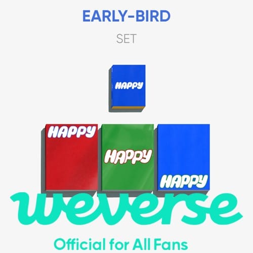 [Early Bird][WEVERSE POB] JIN – Happy (Set + Weverse Album)