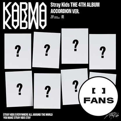 (Set POBs) Stray Kids – The 4th Full Album [KARMA] (Accordion)