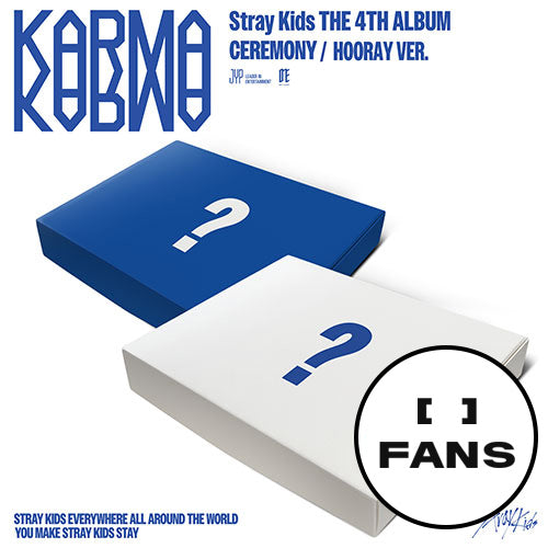 (Set POBs) Stray Kids – The 4th Full Album [KARMA] (Ceremony/Hooray)