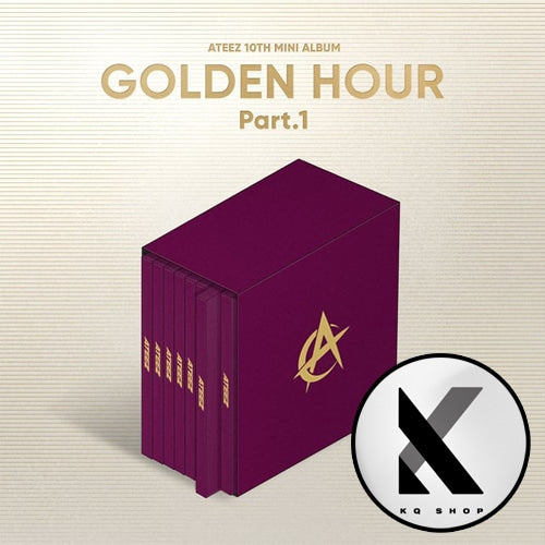 [KQSHOP POB] ATEEZ – 10th Mini Album [GOLDEN HOUR : Part.1] (Digipak Set)