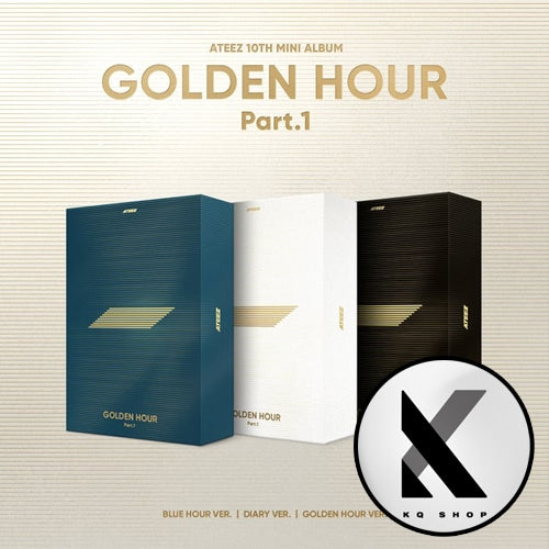 [KQSHOP POB] ATEEZ – 10th Mini Album [GOLDEN HOUR : Part.1] Set
