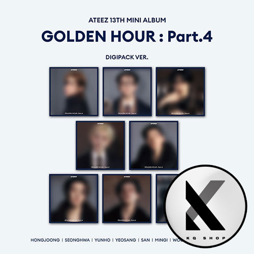 (KQSHOP) ATEEZ – 13th Mini Album [GOLDEN HOUR : Part.4]