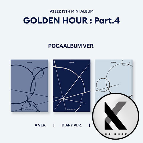(KQSHOP) ATEEZ – 13th Mini Album [GOLDEN HOUR : Part.4]