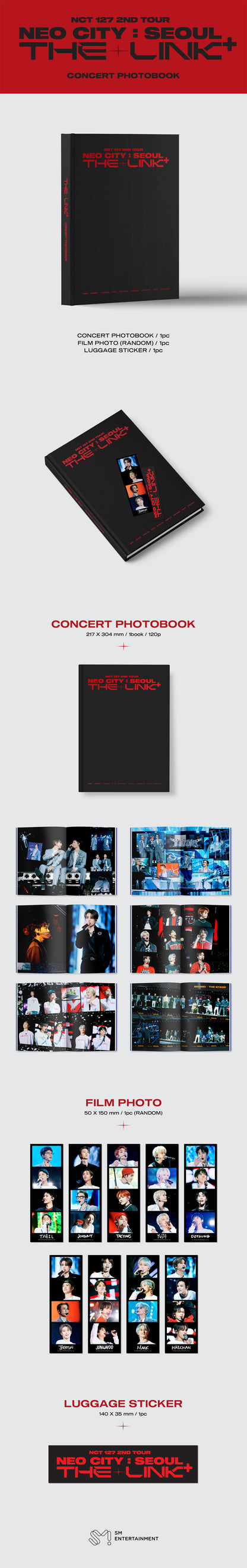 NCT 127 - 2ND TOUR [NEO CITY SEOUL – THE LINK] Photobook