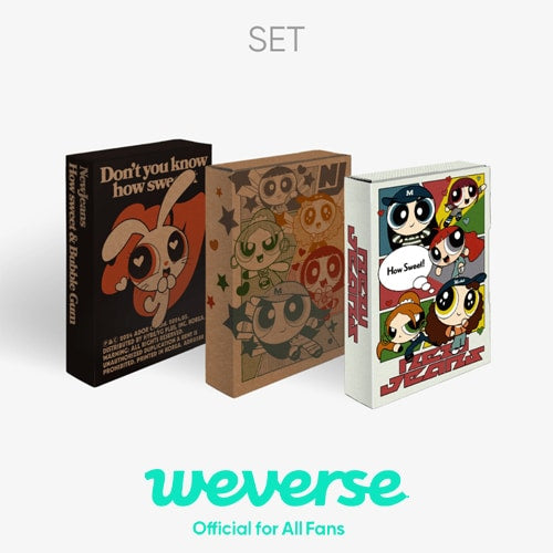[WEVERSE POB] NEWJEANS – [How Sweet] (Weverse Album) Set