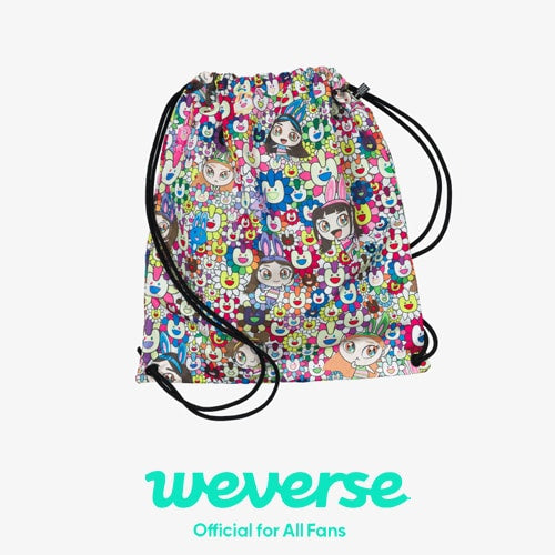 (Weverse POB) NewJeans – [Supernatural] (NJ X MURAKAMI Drawstring Bag)