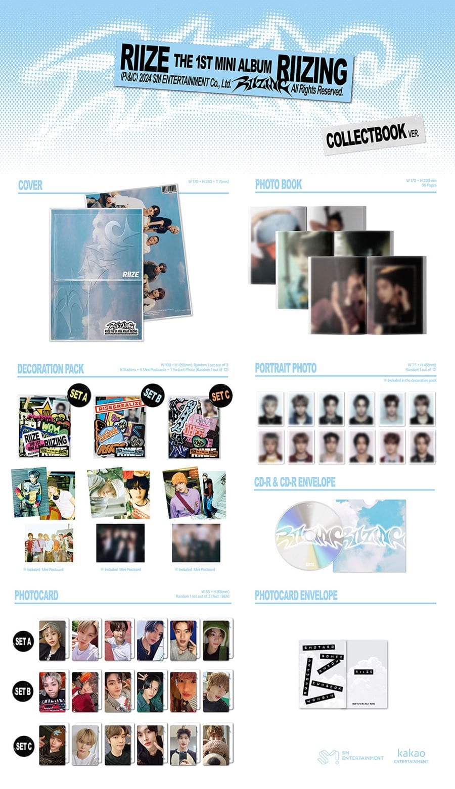 Amazon.com: RIIZE RIIZING 1st Mini Album with Tracking