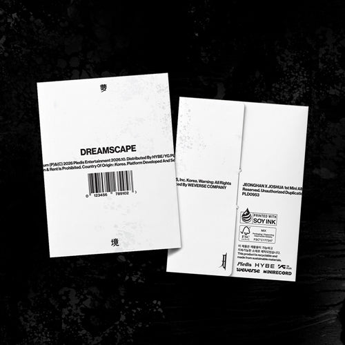 JEONGHAN X JOSHUA – 1st Mini Album [DREAMSCAPE] (Weverse Album)