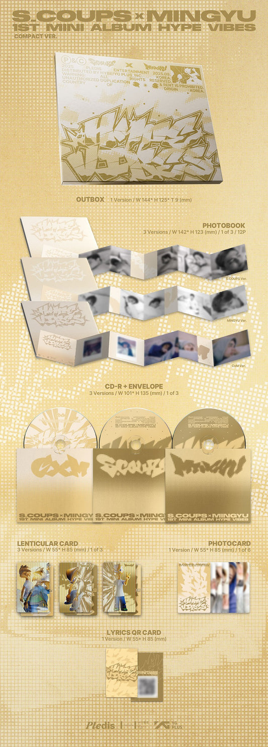S.COUPS X MINGYU – 1st Mini Album [HYPE VIBES] (Compact)