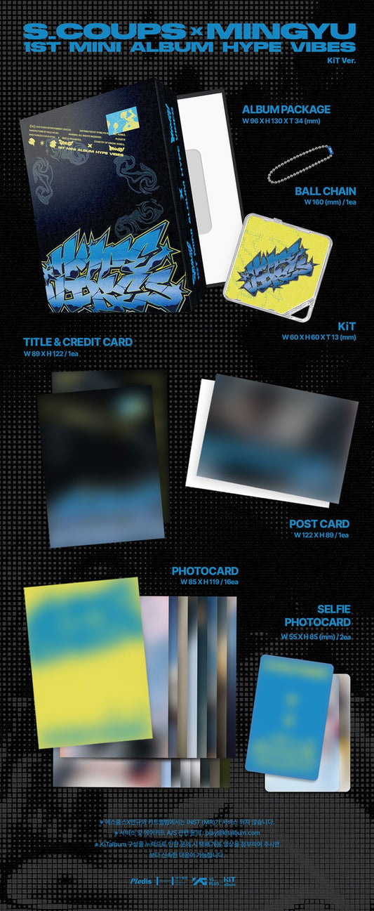 S.COUPS X MINGYU – 1st Mini Album [HYPE VIBES] (KiT)