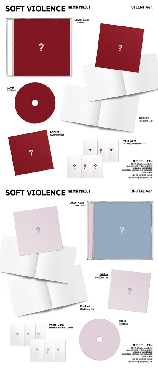 TAEMIN – [PHASE I : Soft Violence] (Jewel)