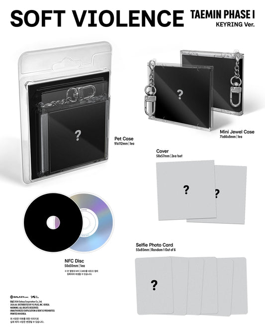 TAEMIN – [PHASE I : Soft Violence] (Keyring)