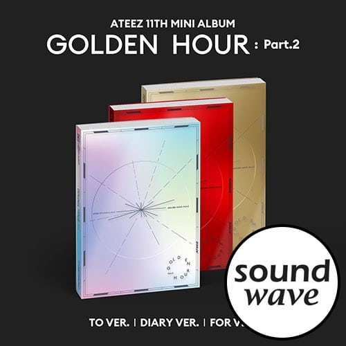 [SOUNDWAVE POB] ATEEZ – 11th Mini Album [GOLDEN HOUR : Part.2] (Set)