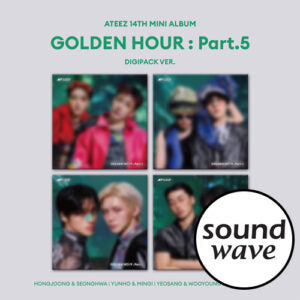 (Soundwave) ATEEZ – 14th Mini Album [GOLDEN HOUR : Part.5] (Set, Standard, Digipack)