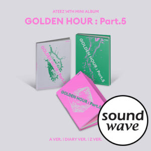 (Soundwave) ATEEZ – 14th Mini Album [GOLDEN HOUR : Part.5] (Set, Standard, Digipack)