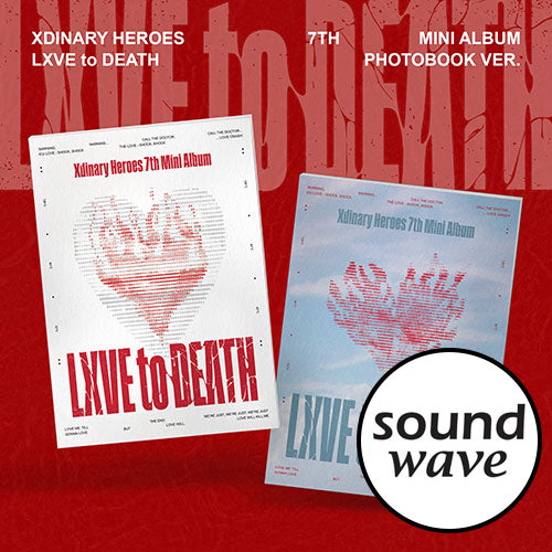 (Soundwave) Xdinary Heroes – 7th Mini Album [LXVE to DEATH] (Photobook)
