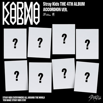 (Set POBs) Stray Kids – The 4th Full Album [KARMA] (Accordion)